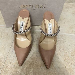 Jimmy Choo nude pumps